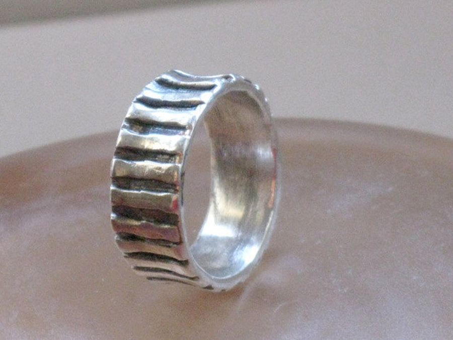 Alternative Wedding Ring Sterling Silver