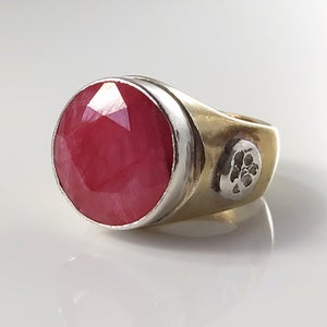 Handmade ruby ring,Silver Brass Stone,Ruby Red Ring,Large Ruby Ring,Gemstone Jewelry,Ruby Jewelry,Gemstone Ring,Red Ring,Gift for Her