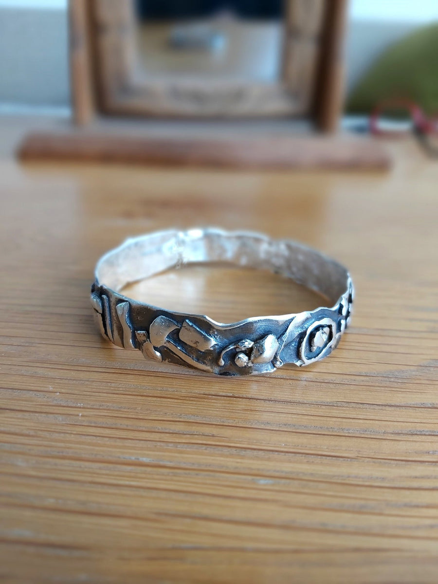 Statement Handcrafted Sterling Bangle