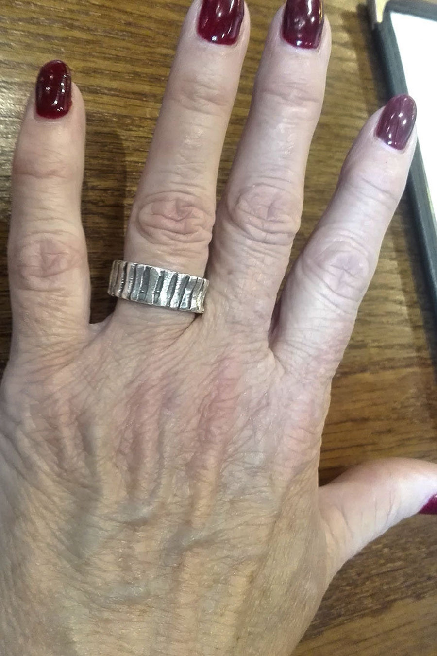 Alternative Wedding Ring Sterling Silver