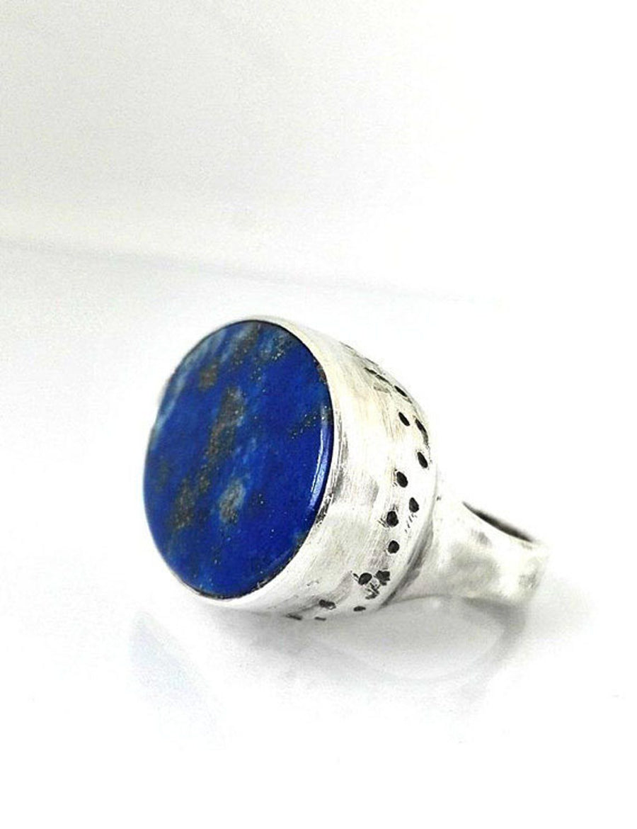Handmade Lapis Lazuli Silver Ring