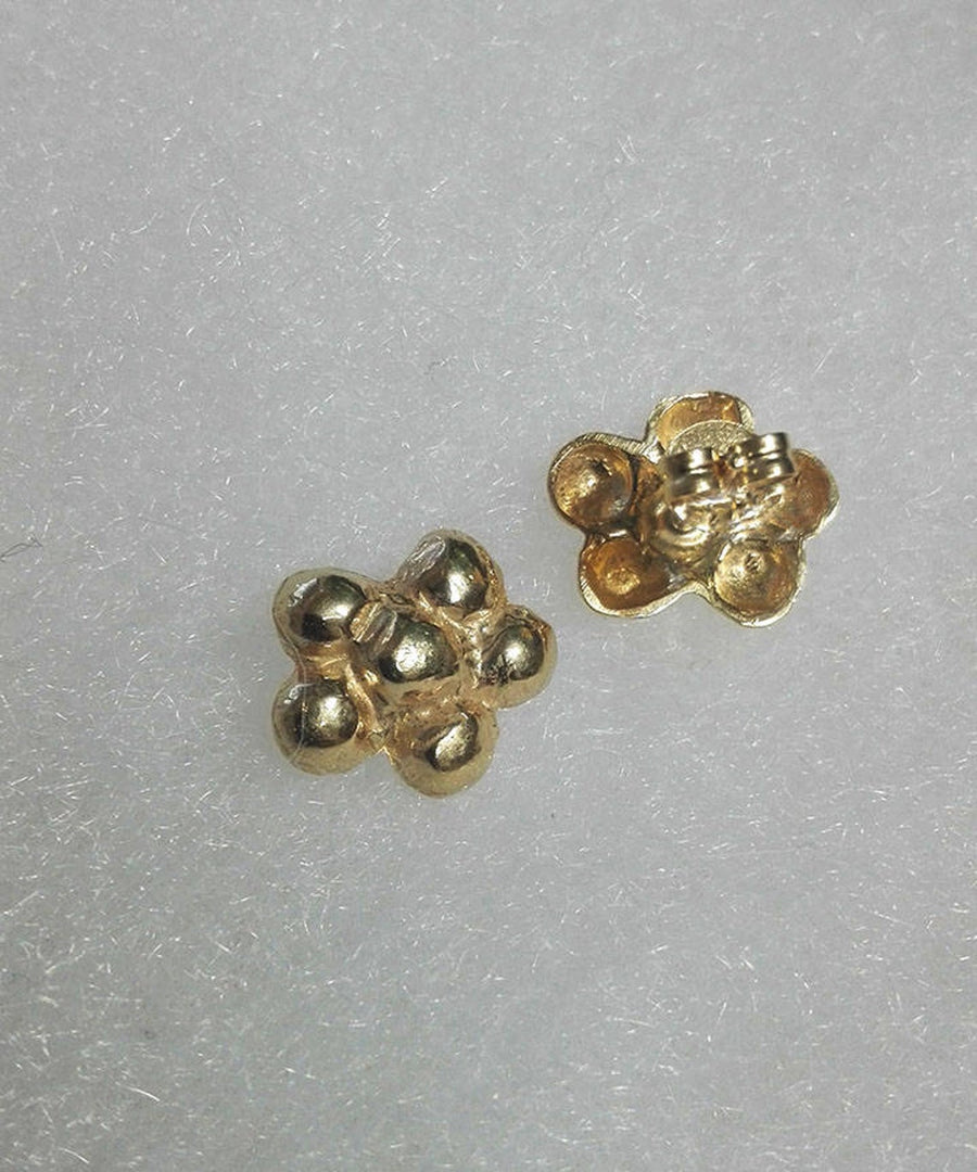 Gold Filled Small Flower Stud Earrings