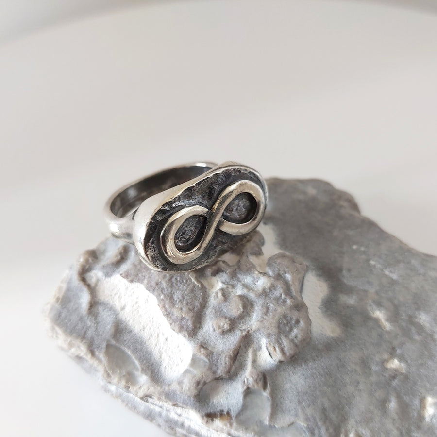 Sterling Silver Infinity Ring.