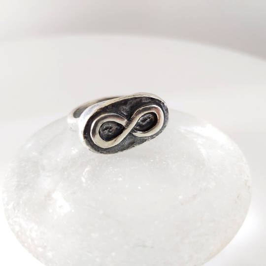 Sterling Silver Infinity Ring.